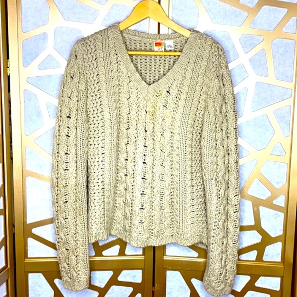 Oxford-Fulham Wool V-Neck‎ Sweater